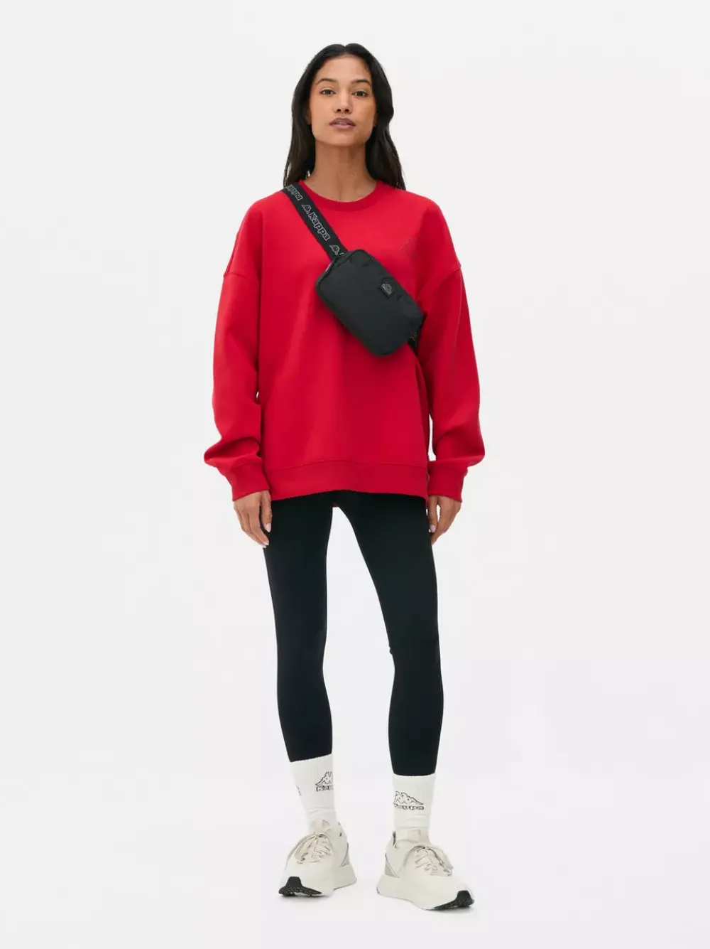 Primark Odzież Domowa I Na Siłownię|Bluzy<Bluza oversize z motywem Kappa x