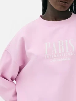 Primark Odzież Domowa I Na Siłownię|Bluzy<Bluza oversize z nadrukiem