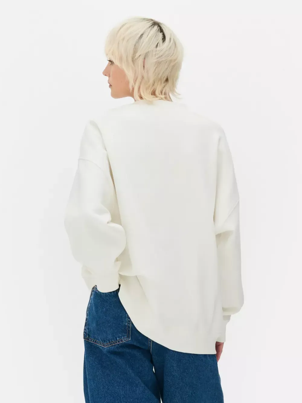 Primark Odzież Domowa I Na Siłownię|Bluzy<Bluza oversize z nadrukiem
