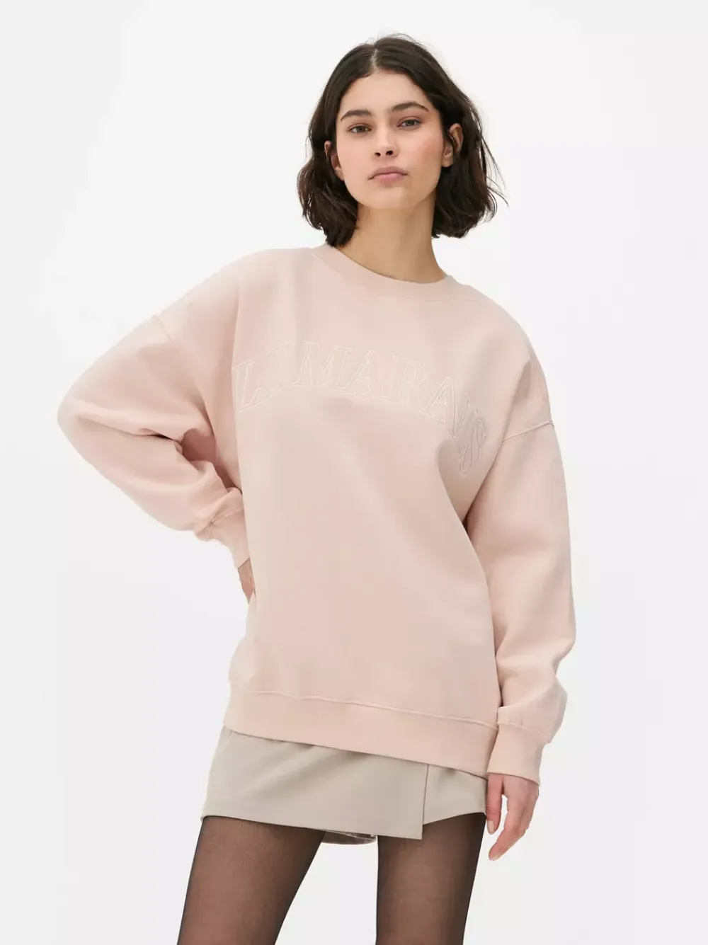 Primark Odzież Domowa I Na Siłownię|Bluzy<Bluza oversize z nadrukiem