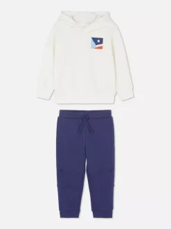 Primark Komplety I Gotowe Stroje<Bluza z kapturem i joggery z geometrycznym wzorem