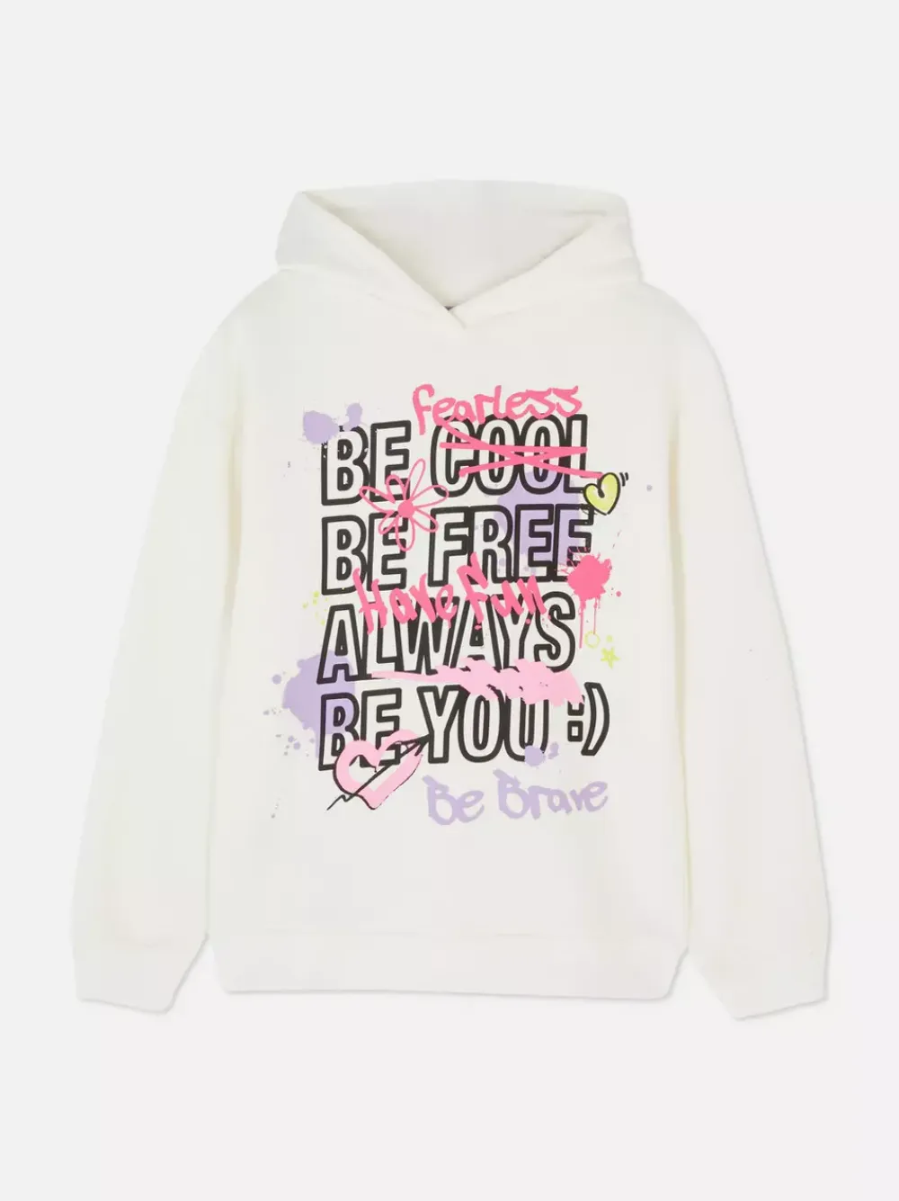 Dzieci Primark Bluzy<Bluza z kapturem i nadrukiem