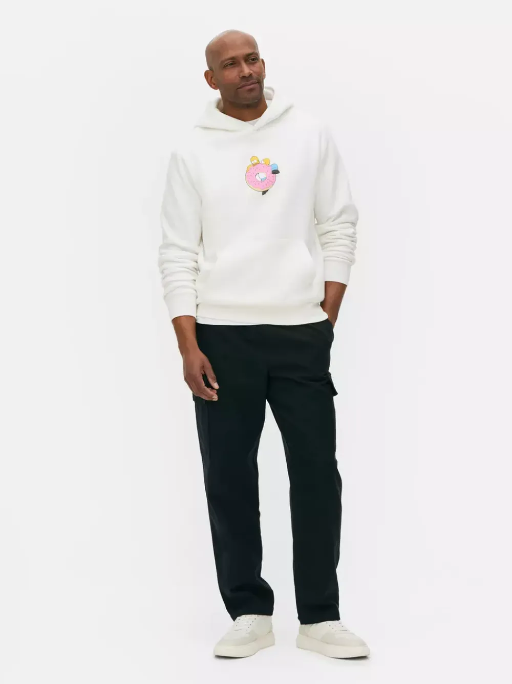 Primark Odzież Sportowa I Domowa|Bluzy<Bluza z kapturem z motywem pączka i Simpsonów
