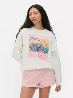 Primark Odzież Domowa I Na Siłownię|Bluzy<Bluza z motywem obrazu Henriego Edmonda Crossa