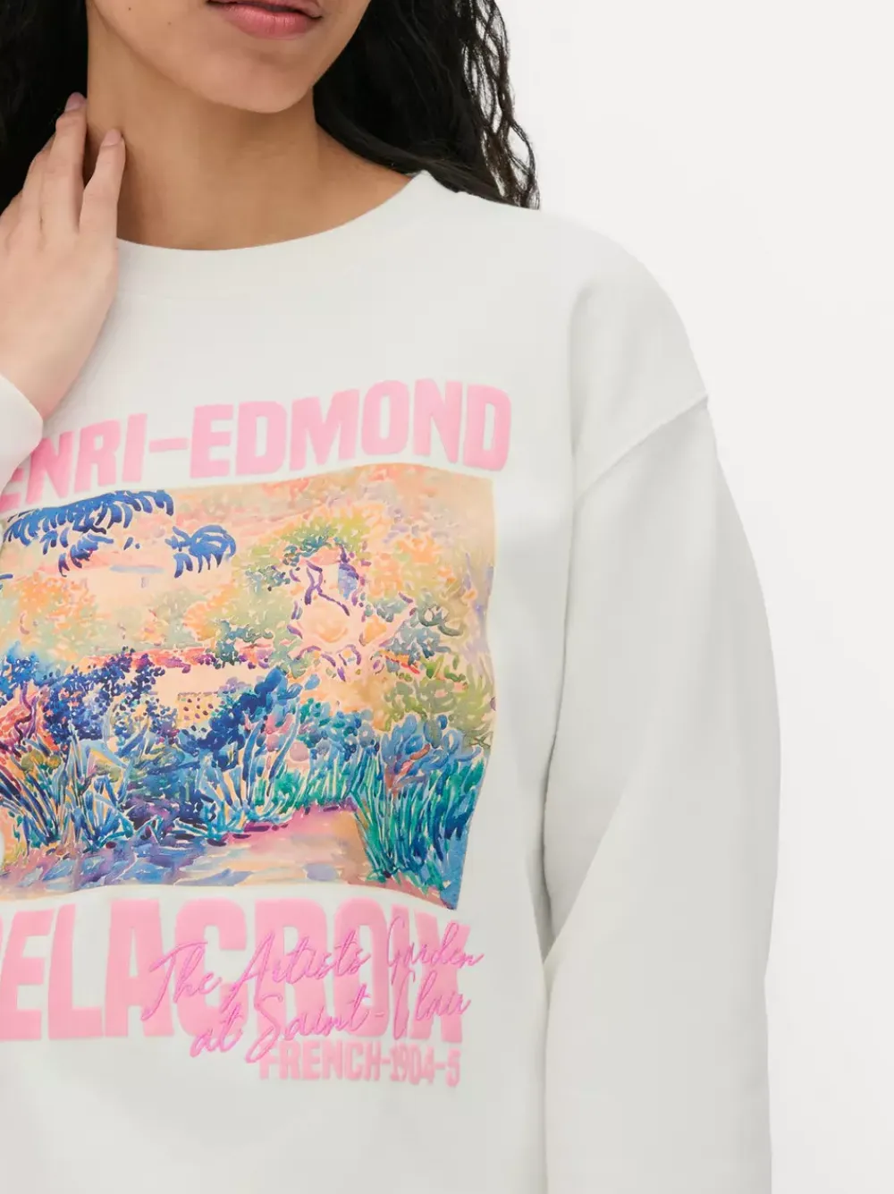 Primark Odzież Domowa I Na Siłownię|Bluzy<Bluza z motywem obrazu Henriego Edmonda Crossa