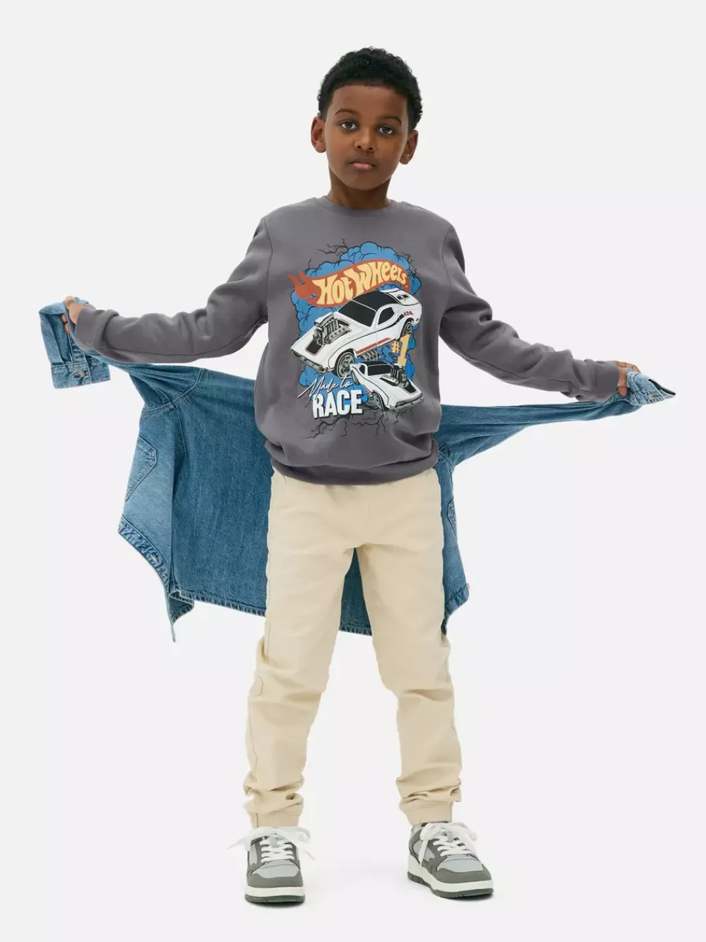 Dzieci Primark Bluzy<Bluza z nadrukiem Hot Wheels