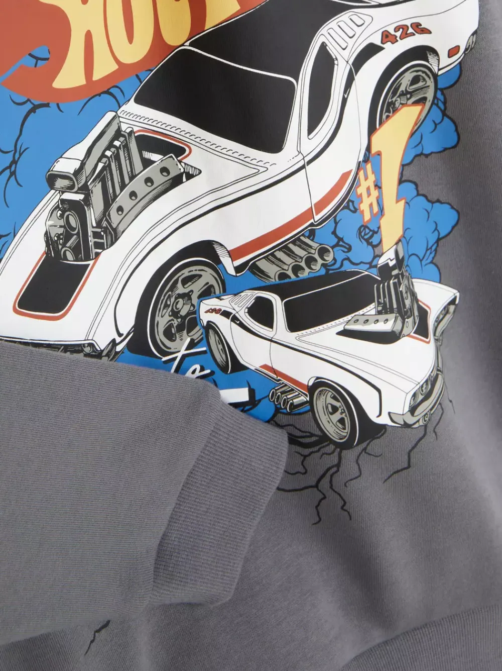 Dzieci Primark Bluzy<Bluza z nadrukiem Hot Wheels