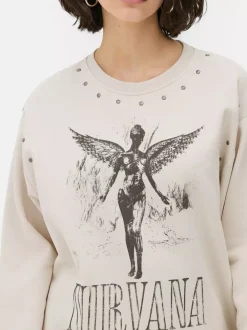 Primark Odzież Domowa I Na Siłownię|Bluzy<Bluza z nadrukiem Nirvana