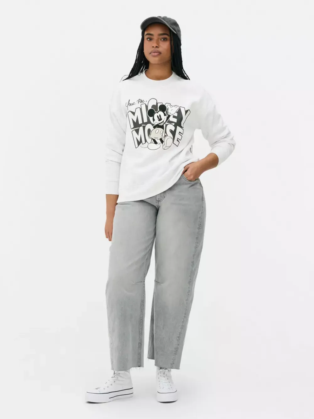 Primark Odzież Domowa I Na Siłownię|Bluzy<Bluza z okrągłym dekoltem i motywem Disneya