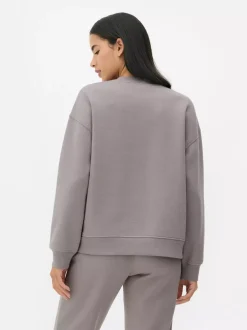 Primark Odzież Domowa I Na Siłownię|Bluzy<Bluza z okrągłym dekoltem i nadrukiem
