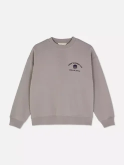 Primark Odzież Domowa I Na Siłownię|Bluzy<Bluza z okrągłym dekoltem i nadrukiem