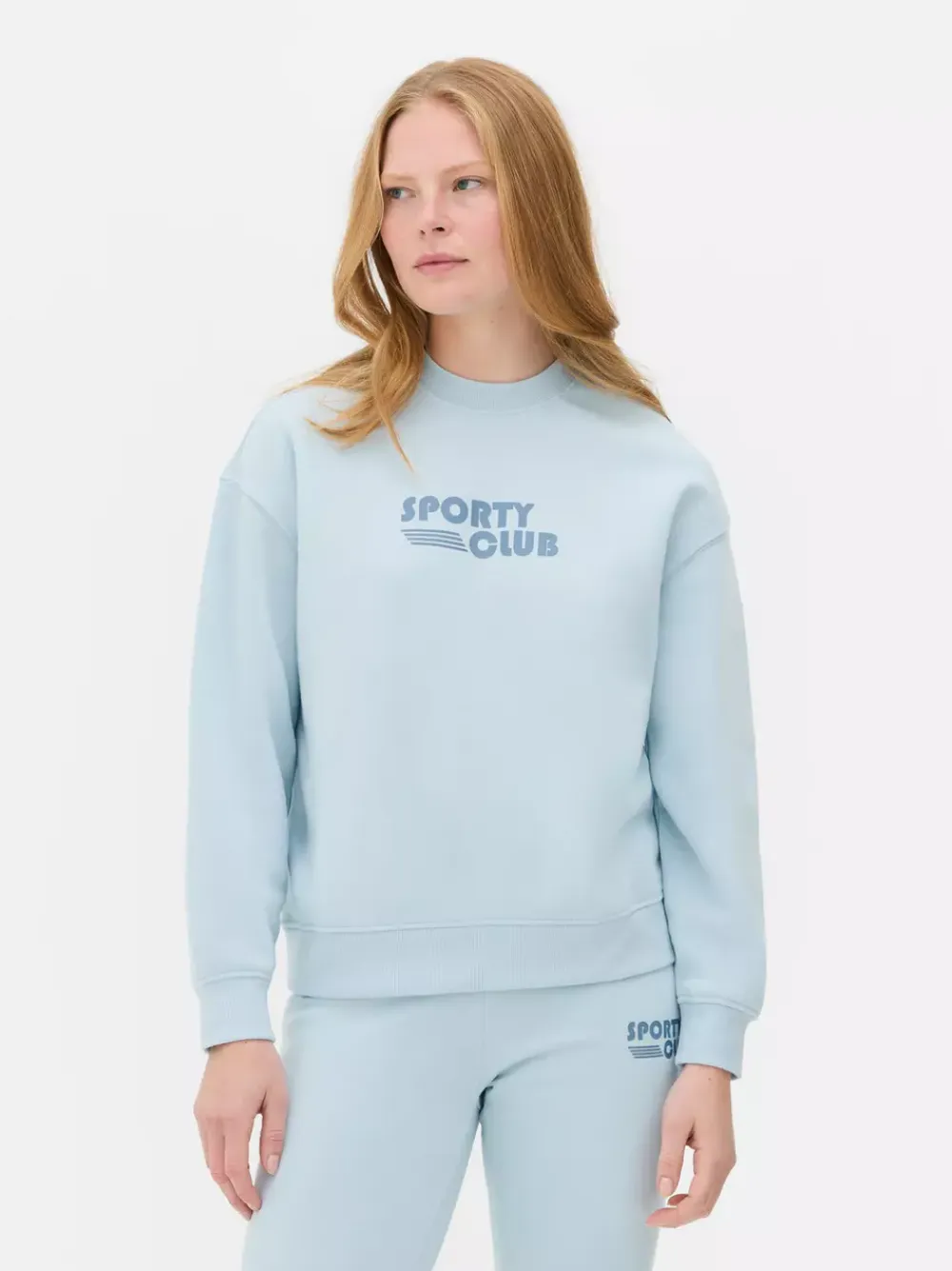Primark Odzież Domowa I Na Siłownię|Bluzy<Bluza z okrągłym dekoltem i nadrukiem