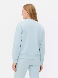 Primark Odzież Domowa I Na Siłownię|Bluzy<Bluza z okrągłym dekoltem i nadrukiem
