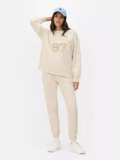 Primark Odzież Domowa I Na Siłownię|Bluzy<Bluza z okrągłym dekoltem i nadrukiem