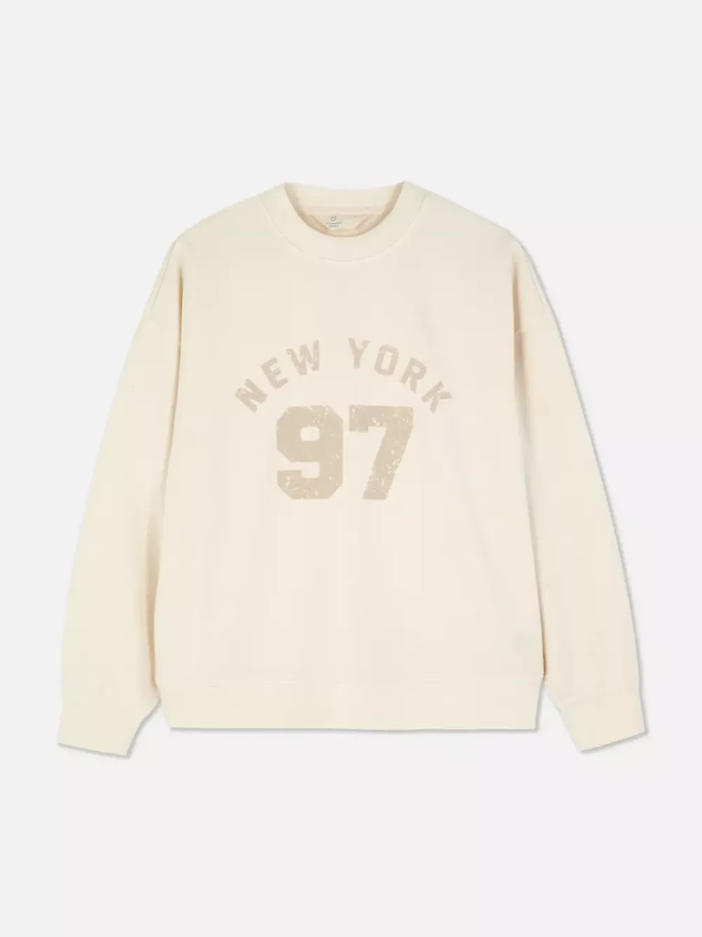 Primark Odzież Domowa I Na Siłownię|Bluzy<Bluza z okrągłym dekoltem i nadrukiem