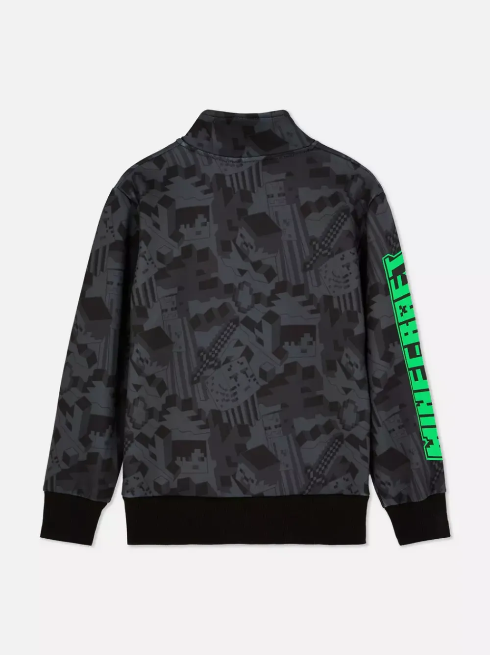 Dzieci Primark Bluzy<Bluza z suwakiem do połowy i motywem Minecrafta