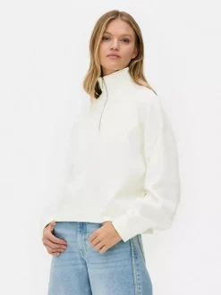 Primark Odzież Domowa I Na Siłownię|Bluzy<Bluza z suwakiem 1/2 o waflowej fakturze, do zestawu