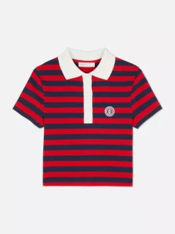 Primark Topy I T-Shirty<Bluzka w paski z kołnierzykiem Paula Echevarría