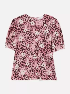 Primark Koszule I Bluzki<Bluzka z krótkim rękawem w kwiaty