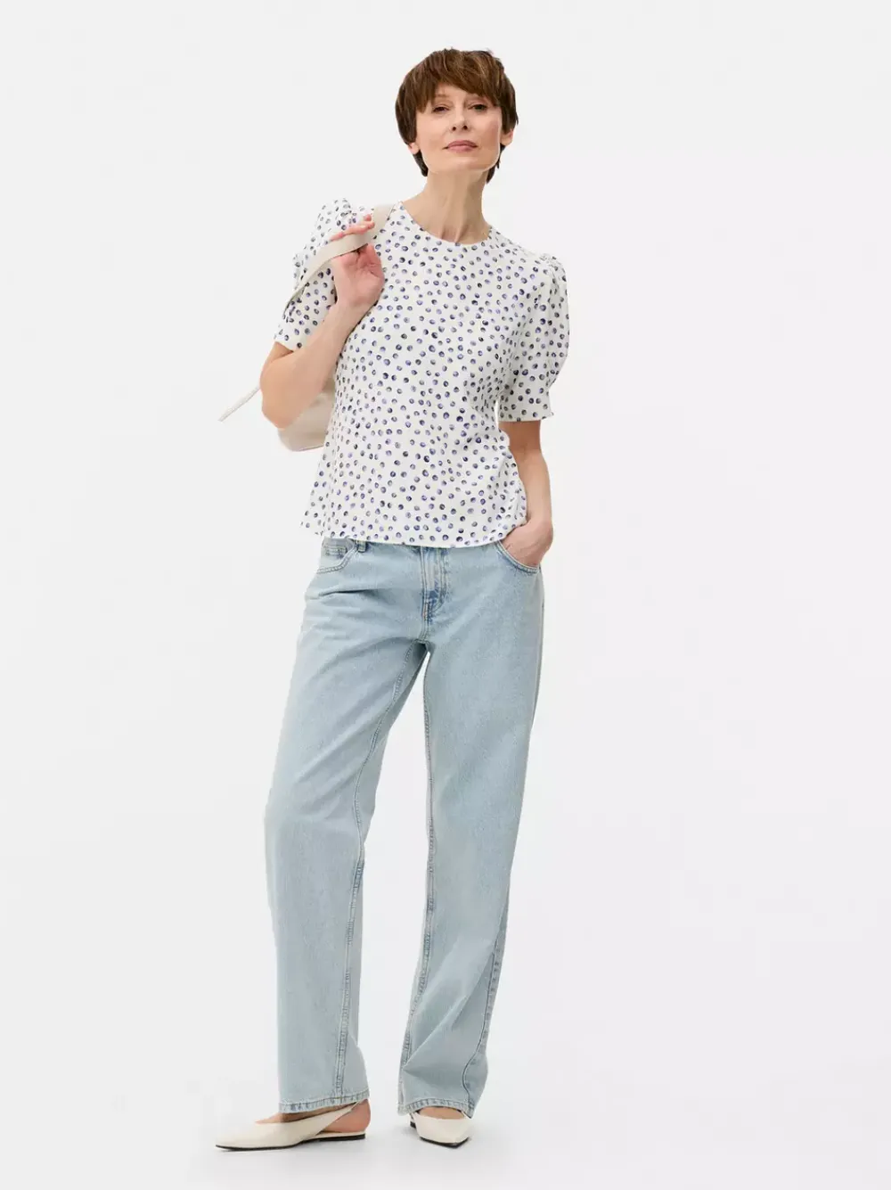 Primark Koszule I Bluzki<Bluzka z krótkim rękawem w kwiaty