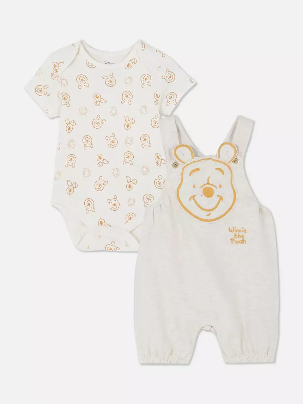 Primark Komplety I Gotowe Stroje<Body i ogrodniczki z Kubusiem Puchatkiem Disneya