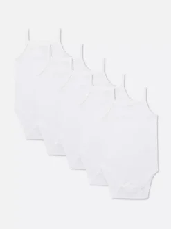 Primark Body I Koszulki Bez Rękawów<Body na ramiączkach dla noworodków, 5 szt.