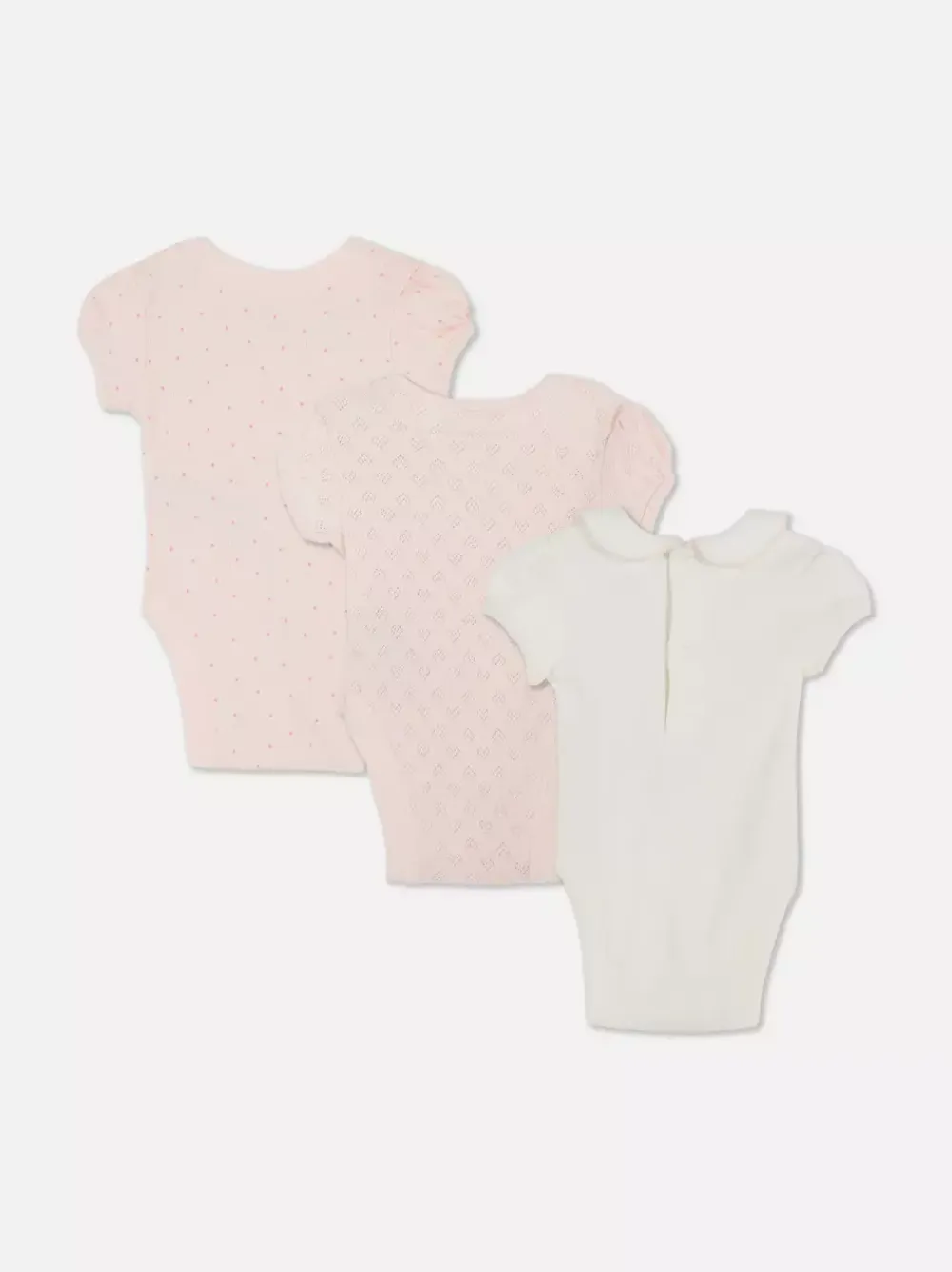 Primark Kaftaniki I Śpioszki<Body teksturowane, 3 szt.