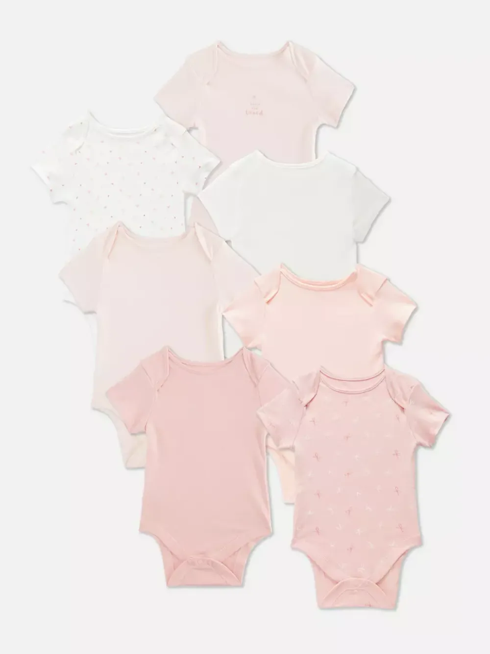 Primark Body I Koszulki Bez Rękawów<Body z krótkim rękawem, 7 szt.
