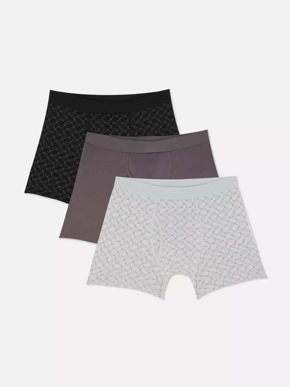 Primark Bielizna<Bokserki z geometrycznym wzorem, 3 pary