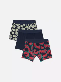 Primark Bielizna<Bokserki z nadrukami owoców, 3 pary