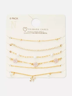 Primark Biżuteria<Bransoletki z inicjałem, 6 szt.