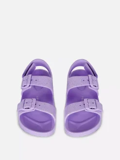 Dzieci Primark Sandały I Klapki<Brokatowe sandały z paskami z klamrą