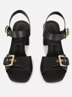 Primark Szpilki<Buty na obcasie klockowym z ozdobnymi oczkami