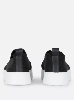 Primark Buty Sportowe|Odzież Domowa I Na Siłownię<Buty sportowe z dzianinową prążkowaną cholewką