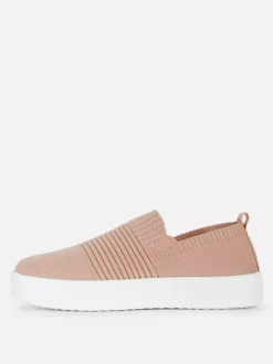 Primark Buty Sportowe|Odzież Domowa I Na Siłownię<Buty sportowe z dzianinową prążkowaną cholewką