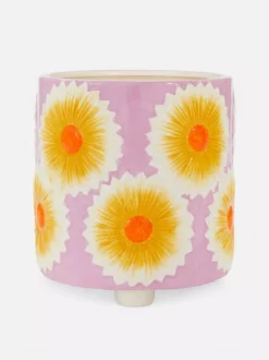 Primark Doniczki I Kwietniki<Ceramiczna doniczka z motywem kwiatowym