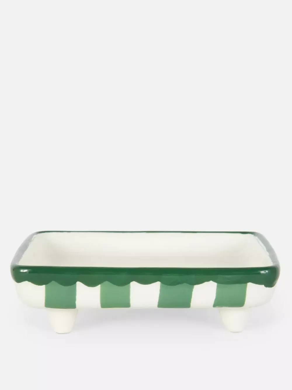 Primark Zastawa Stołowa<Ceramiczna mydelniczka w paski