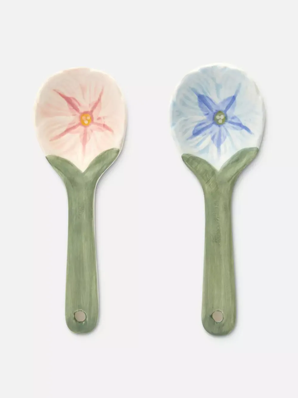 Primark Przybory Do Gotowania I Pieczenia<Ceramiczne łyżki z kwiatowym motywem, 2 szt.