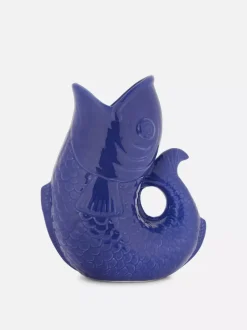 Primark Zastawa Stołowa<Ceramiczny dzbanek typu glug z motywem ryby