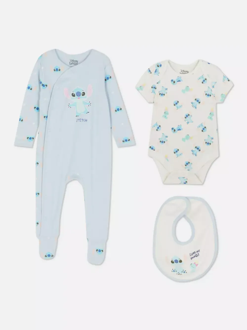 Primark Komplety I Gotowe Stroje<3-częściowy komplet dla noworodka ze Stichem Disneya