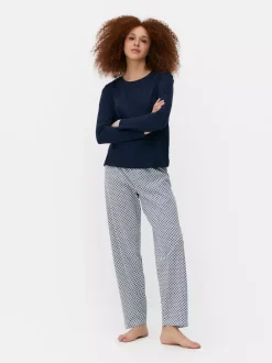 Primark Zestawy Piżamowe<Dżersejowa dwuczęściowa piżama z długim rękawem