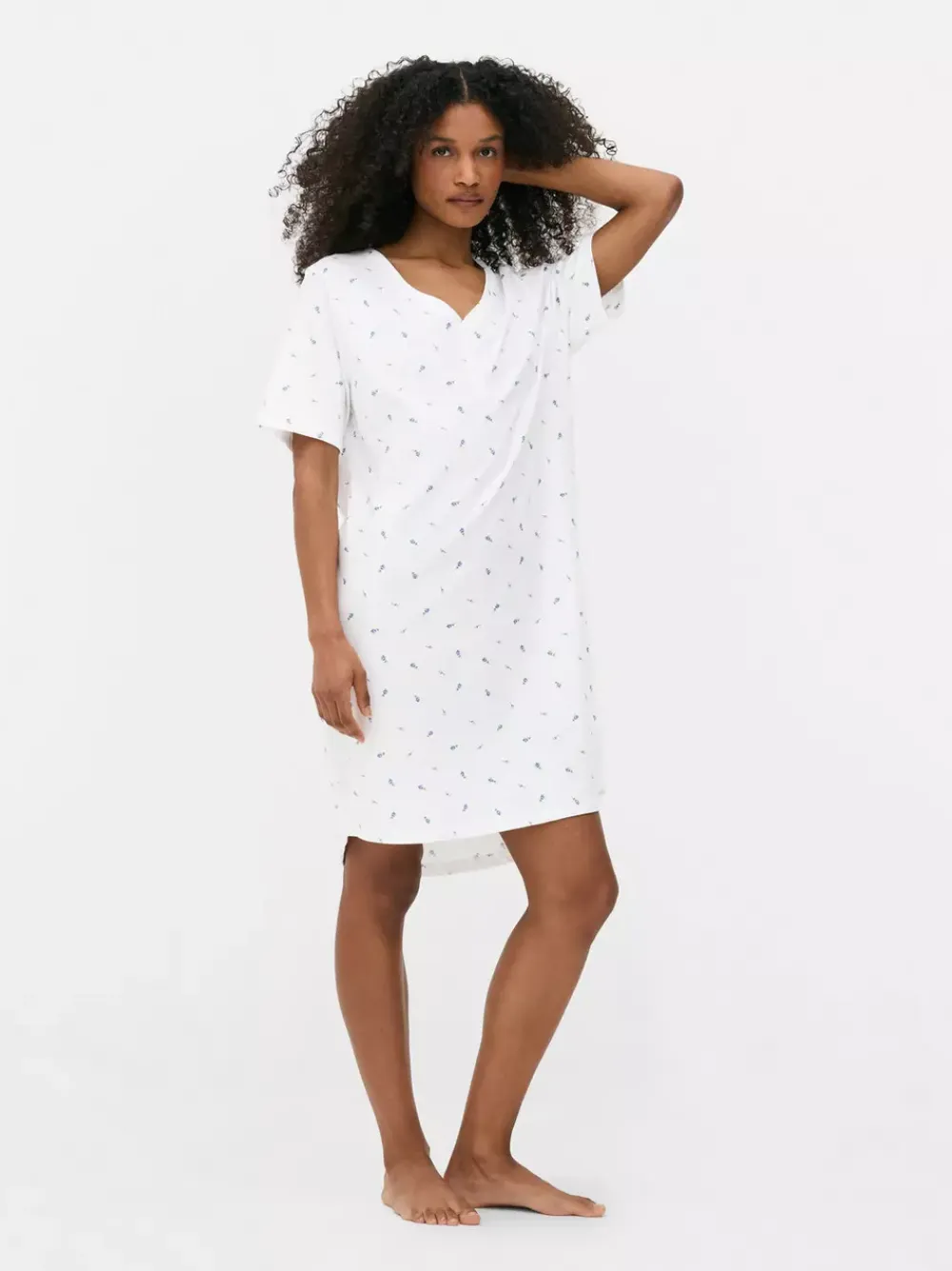 Primark Koszule Nocne<Dżersejowa koszula nocna z dekoltem w serek