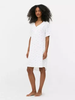 Primark Koszule Nocne<Dżersejowa koszula nocna z dekoltem w serek