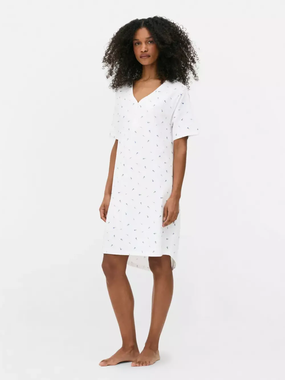 Primark Koszule Nocne<Dżersejowa koszula nocna z dekoltem w serek