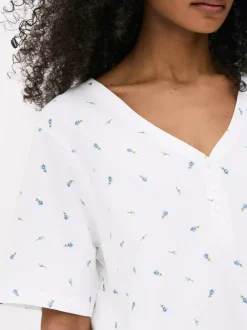 Primark Koszule Nocne<Dżersejowa koszula nocna z dekoltem w serek