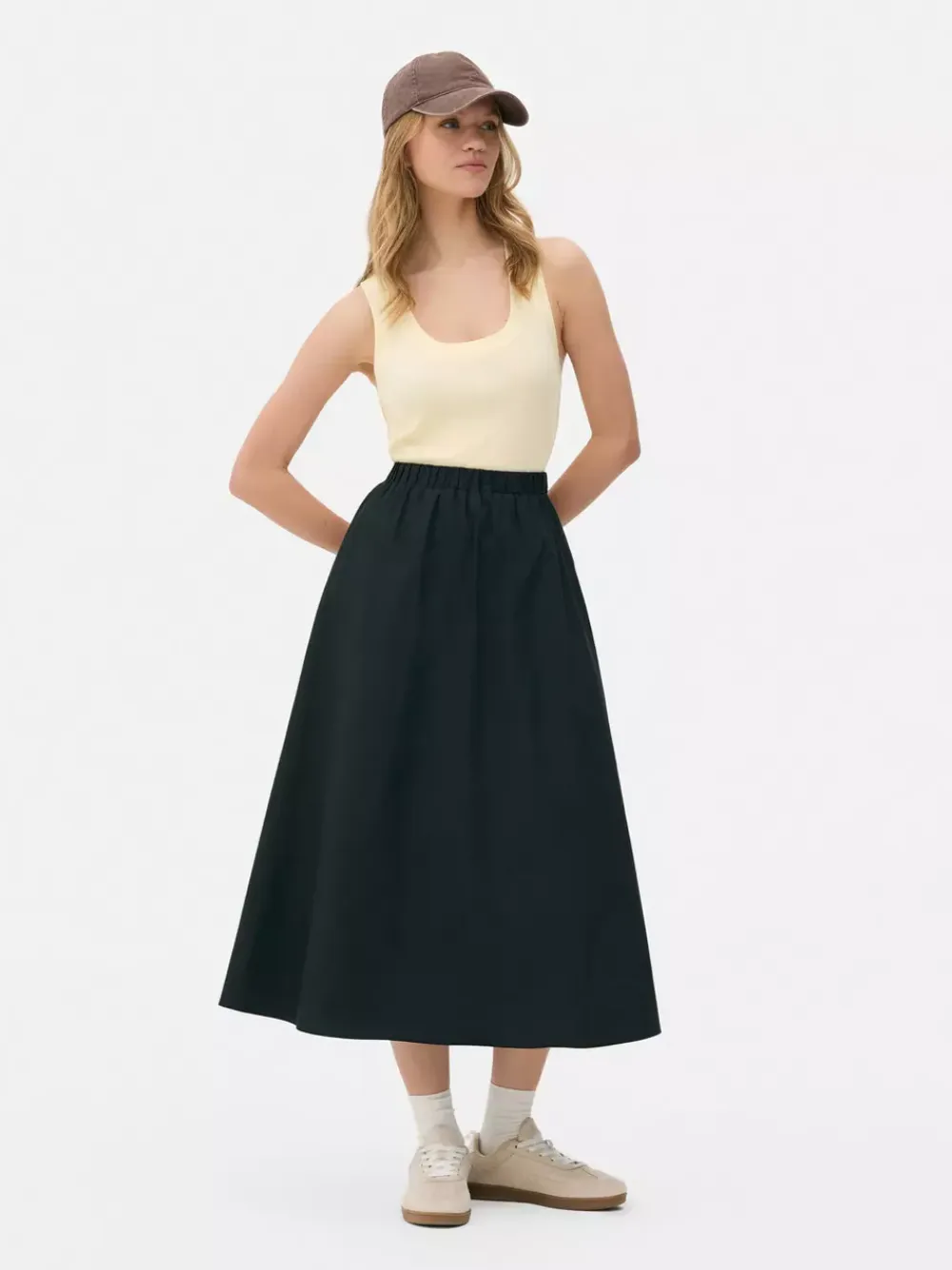 Primark Topy I T-Shirty<Dżersejowa koszulka prążkowana bez rękawów