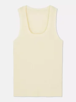 Primark Topy I T-Shirty<Dżersejowa koszulka prążkowana bez rękawów