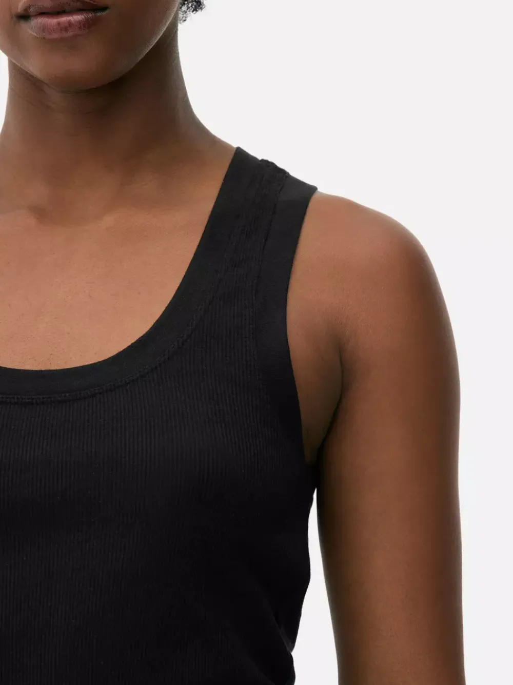 Primark Topy I T-Shirty<Dżersejowa koszulka prążkowana bez rękawów