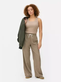 Primark Topy I T-Shirty<Dżersejowa koszulka prążkowana bez rękawów