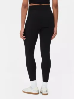 Primark Spodnie I Legginsy<Dżersejowe legginsy z wysokim stanem
